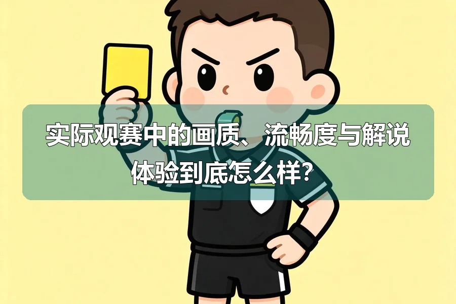 实际观赛中的画质、流畅度与解说体验到底怎么样？